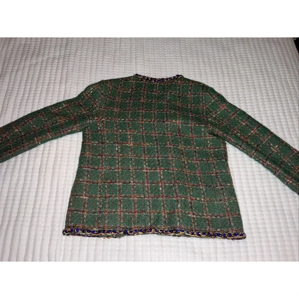 Chanel‎ Woman's Tweed Jacket Size 40 - Picture 13 of 15